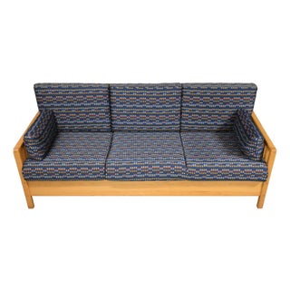 1990s Oak Modern Sofa Attributed to Pompanoosuc Mills For Sale