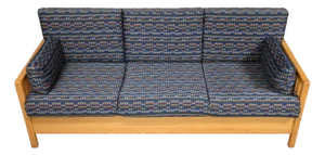 1990s Oak Modern Sofa Attributed to Pompanoosuc Mills