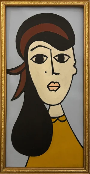 Original Contemporary Framed Portrait Painting