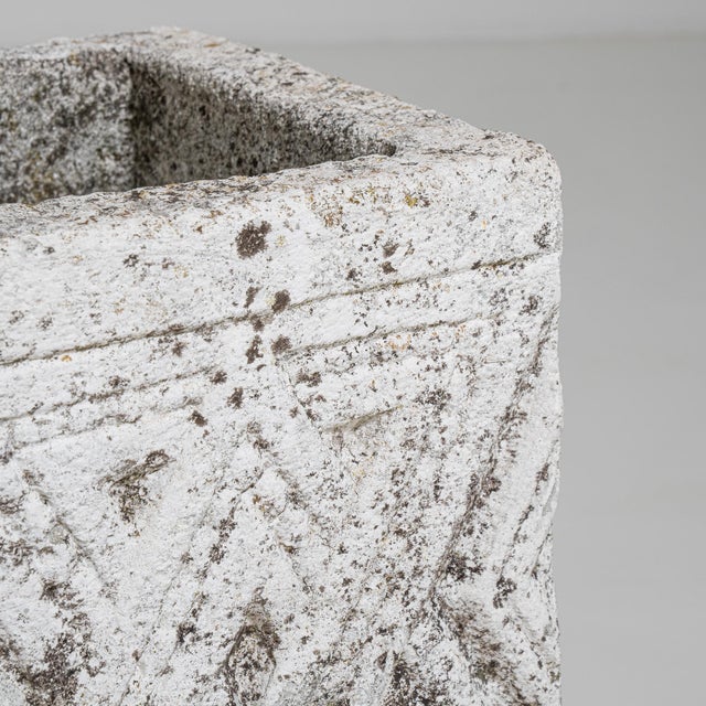 Brutalist Brutalist Concrete Planter, Antique, France, Circa 1970 For Sale - Image 3 of 10