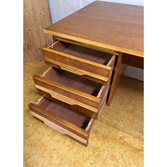 Mid-Century Danish Teak Desk, 1960s For Sale - Image 6 of 14