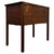 Brown Antique Early 20th Century English Edwardian Mahogany Writing Table, 1890s For Sale - Image 8 of 12