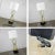 1960s Mid-Century Modern Table Lamp Brass Looped Tube Black Base White Drum Shade For Sale - Image 12 of 13