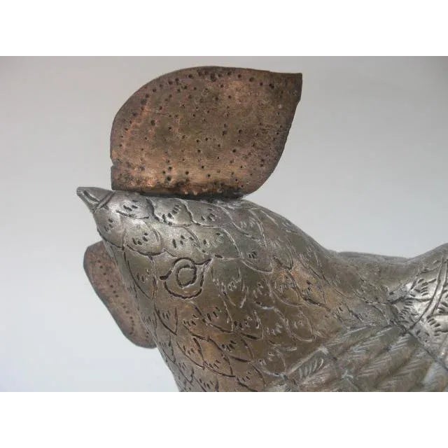 Early 20th Century Silver Betel Nut Chicken Container For Sale In Los Angeles - Image 6 of 10