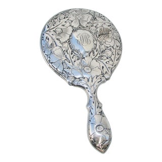 1905 Gorham Hand Mirror in Sterling Silver For Sale
