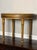 French Louis XVI Style Tabouret Stool With Cane Top and Green Painted Accents, Early 20th C. For Sale - Image 16 of 18