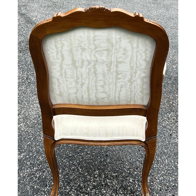 Louis XV Style Carved Walnut Fauteuil Chair For Sale - Image 10 of 10