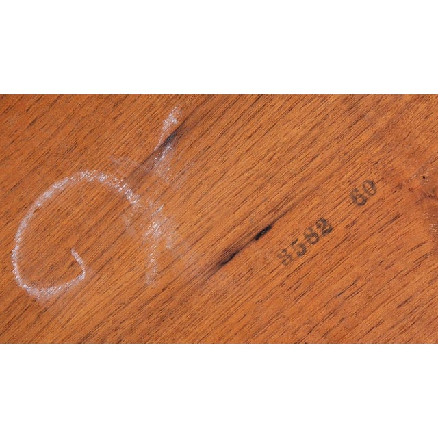 1960s Mid Century Modern Side Table Set End Round Drexel Parallel 2 Walnut Nightstands For Sale - Image 11 of 12