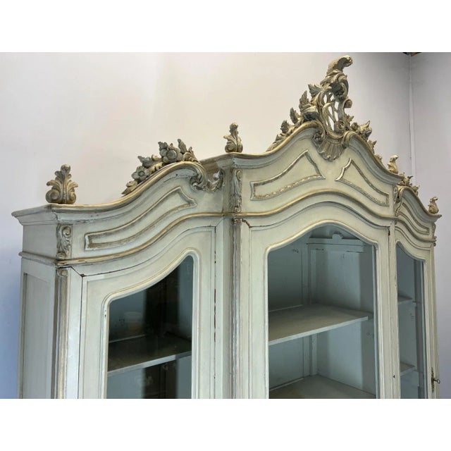 Antique French Three-Door Bookcase For Sale - Image 12 of 18