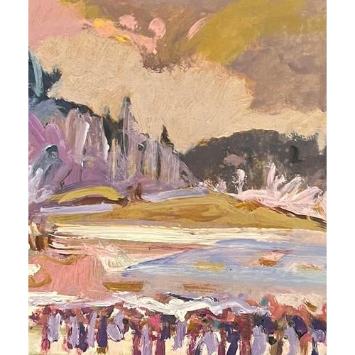 Jean Krille, Landscape 146, 1986, Oil on Masonite For Sale - Image 3 of 12