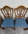 Hepplewhite Vintage Duncan Phyfe Style Hepplewhite Style Shield Back Dining Side Chairs For Sale - Image 3 of 10