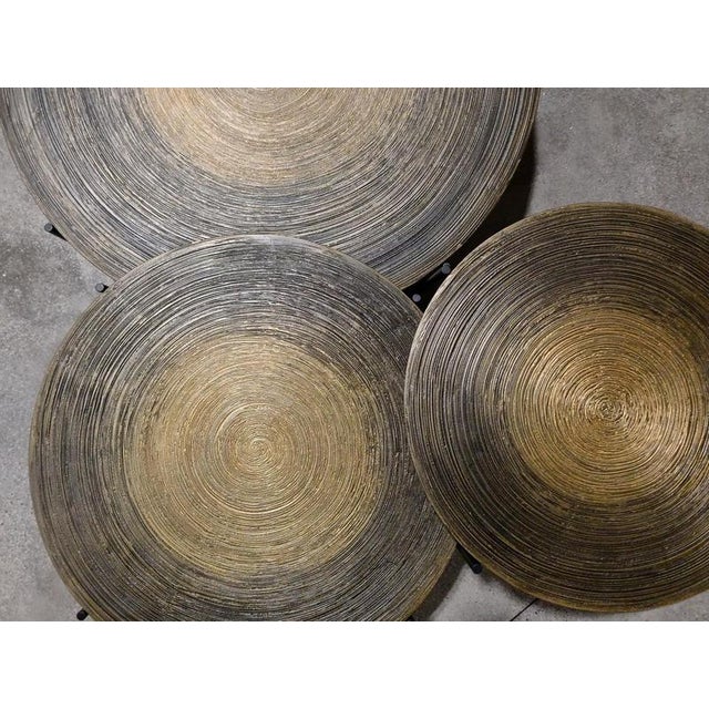 Concentric Gold Isola 600 Coffee Table by Disain1971 For Sale - Image 11 of 12