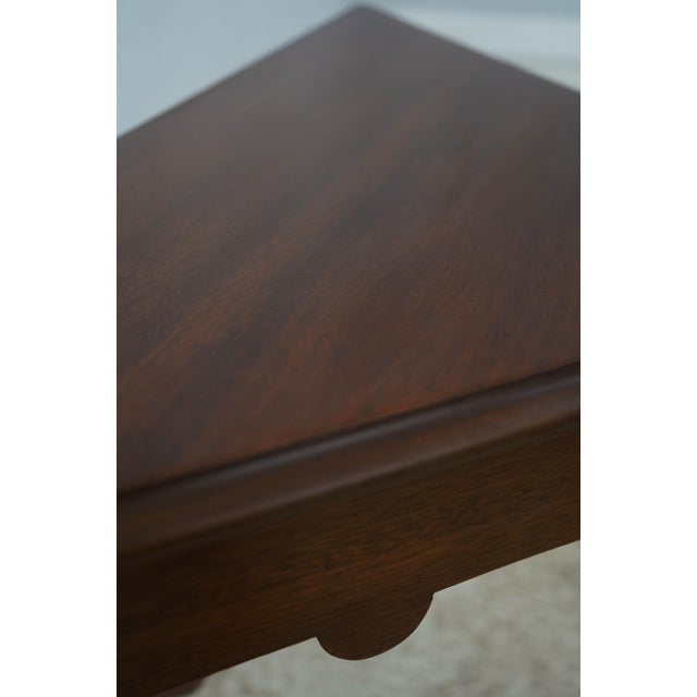 Biggs Mahogany Gate Leg Corner Table For Sale - Image 10 of 16