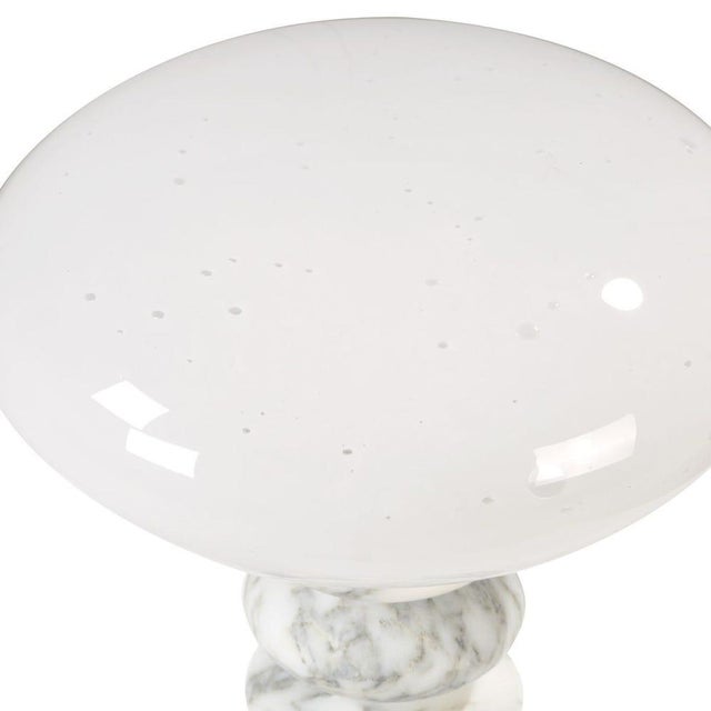 Stacked Marble Stone Mini Table Lamp For Sale In Los Angeles - Image 6 of 6