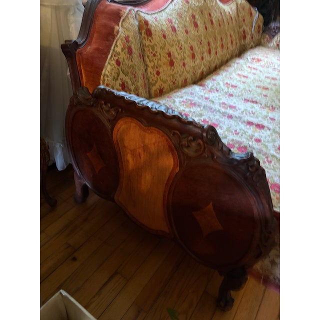 Victorian Antique Victorian Style Couch For Sale - Image 3 of 10