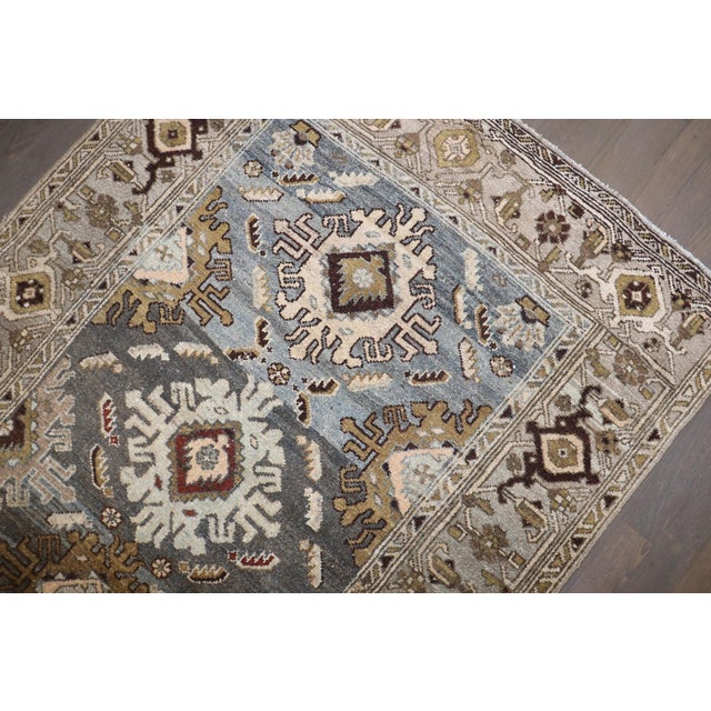 Persian Malayer Small Antique Runner rug no. j5182 For Sale - Image 10 of 11