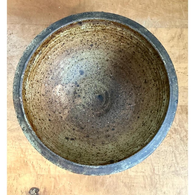 Handcrafted Vintage Studio Pottery Bowl For Sale - Image 11 of 12