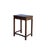 Wood Vintage Oriental Simple Geometric Apron Rectangular Brown Side Table For Sale - Image 7 of 7