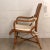 2000 - 2009 Crate & Barrel Rattan Accent Chair For Sale - Image 5 of 10