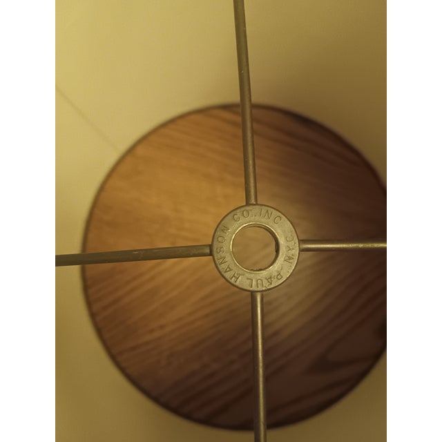 Black 1940s Paul Hanson Hollywood Regency Table Lamp For Sale - Image 8 of 16