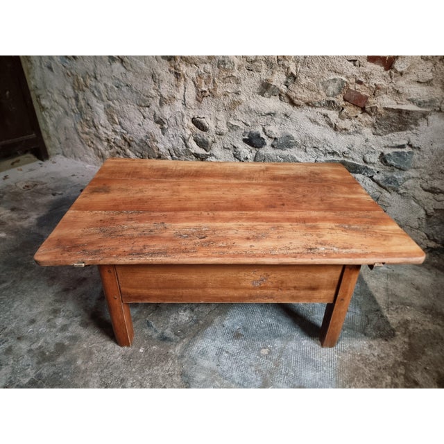 Antique Cherrywood Coffee Table with Two Drawers, 1700s For Sale - Image 15 of 17