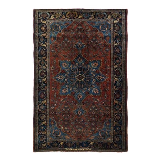 Antique Bidjar Rug 4'7'' X 7'0'' For Sale
