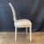 Mid 20th Century Mid 20th Century French Louis XVI Style Set of 4 Dining Chairs or Side Chairs With Caned Backs and New Upholstery For Sale - Image 5 of 12