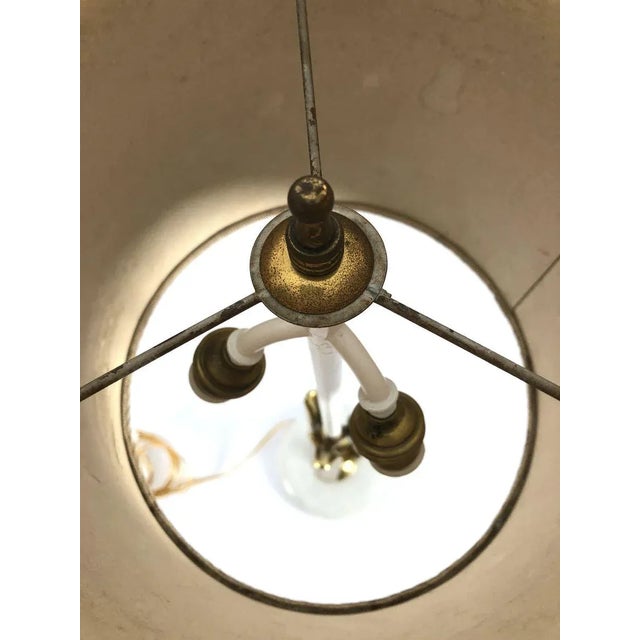 Marble and Brass Table Lamp, 1950s For Sale - Image 6 of 16