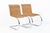 Brown Mies Van Der Rohe Mr10 Cane and Chrome Cantilever Dining Chairs for Stendig, Bauhaus Pair For Sale - Image 8 of 18