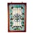 Vintage Stained Glass Wall Hanging 32x20 For Sale