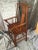 Wood Early 1800s Antique Chinese Hardwood Yoke-Back Chairs Qing Dynasty With Carved Back and Tenon Seat For Sale - Image 7 of 12
