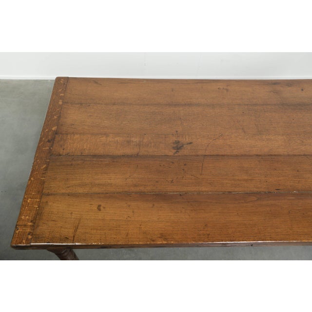 Antique Late 18th Century Oak Dining Table with Extendable Leaves For Sale - Image 9 of 18