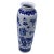 Blue 20th Century Blue & White Porcelain Vase, China For Sale - Image 8 of 8