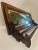 Antique Eastlake mirrored double hand towel bar. Wired on back, ready to hang. Please note:There is some distortion in...