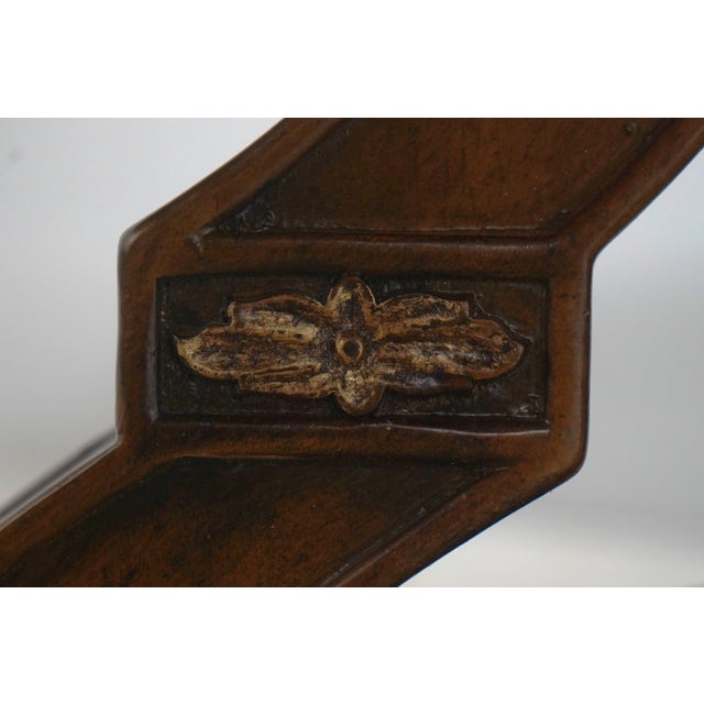 Wood Maitland Smith Round Mahogany Spiro Center Table For Sale - Image 7 of 15