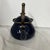 Colbalt Blue Enamel and Brass Tea Pot For Sale - Image 4 of 7