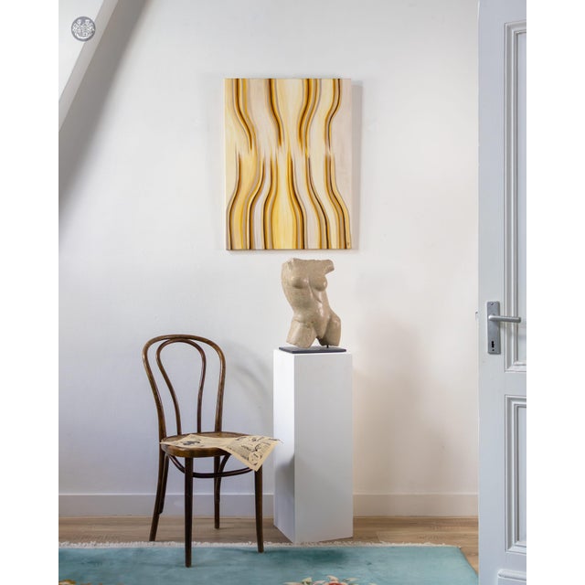 Ben Put, Contrast: Earth Colour Theme, Acrylic on Canvas For Sale - Image 4 of 5