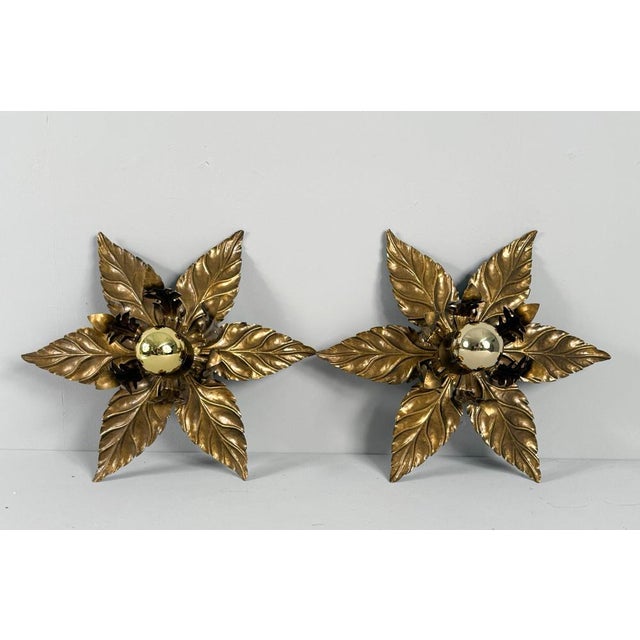 Hollywood Regency Wall Lamps by Hans Kögl, 1970s, Set of 2 For Sale - Image 4 of 17