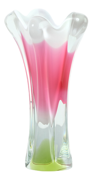 Mid-Century Glass Vase by Josef Hospodka for Chribska Glassworks