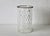 Mid-Century Modern Vintage Textured Oval Lucite Acrylic Waste Basket Brass Beaded Rim For Sale - Image 12 of 16