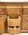 Bassett Furniture Solid Walnut Early American 72" Triple Door Dresser 260-2060-247 For Sale In Kansas City - Image 6 of 15