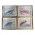 Mid 20th Century Four Beautiful Japanese Prints After Hiroshige For Sale