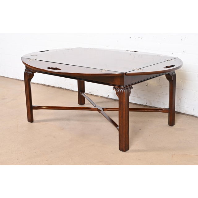 Henredon Mahogany Butler's Coffee Table Chairish