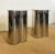 Silver 1970s Mastercraft Stainless Steel Table Pedestals – a Pair For Sale - Image 8 of 10