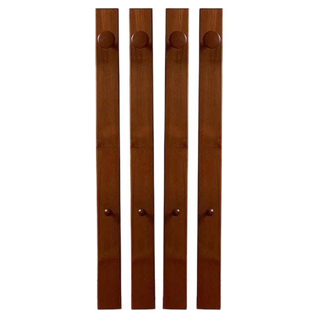 Mid-Century Danish Teak Wall Hooks by Aksel Kjersgaard, 1960s For Sale