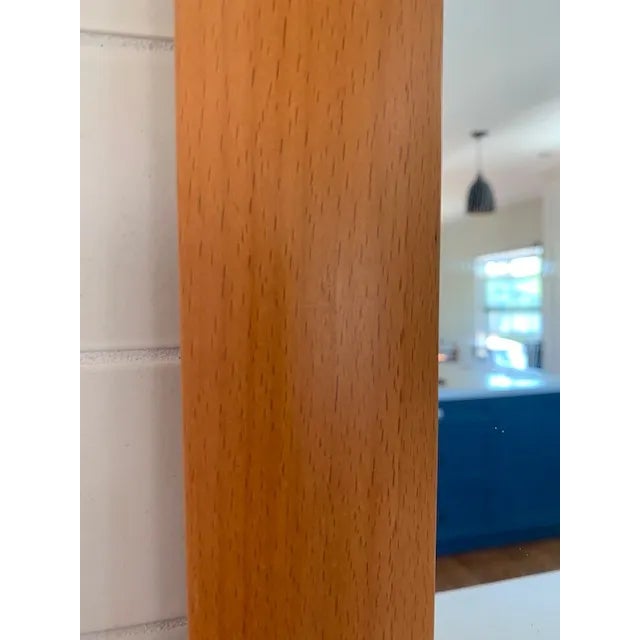 Excellent condition. Beautiful cinnamon color and lovely subtle wood grain. Quality piece.