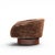 Wood Milo Baughman for Thayer Coggin Mid Century Walnut Swivel Barrel Tub Chairs - Pair For Sale - Image 7 of 12