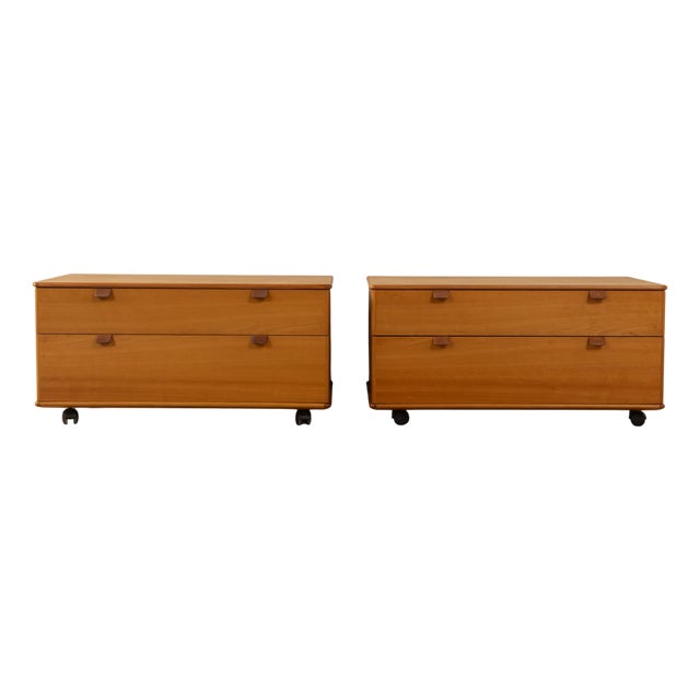 Chests of Drawers on Wheels by Peter Maly for Interlübke, 1970s, Set of 2 For Sale