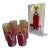 1950s Mid-Century Modern h.j.stotter Acrilic "Barbecue Chef" Six Tumblers With Matching Pitcher - 7 pcs For Sale