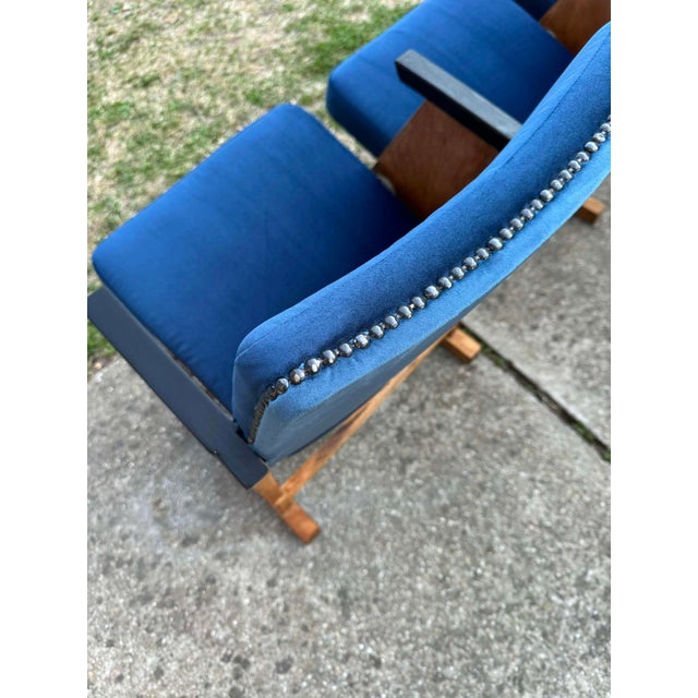 Mid-Century Modern Hungarian Cinema Four-Seater Bench, 1950s For Sale - Image 6 of 11